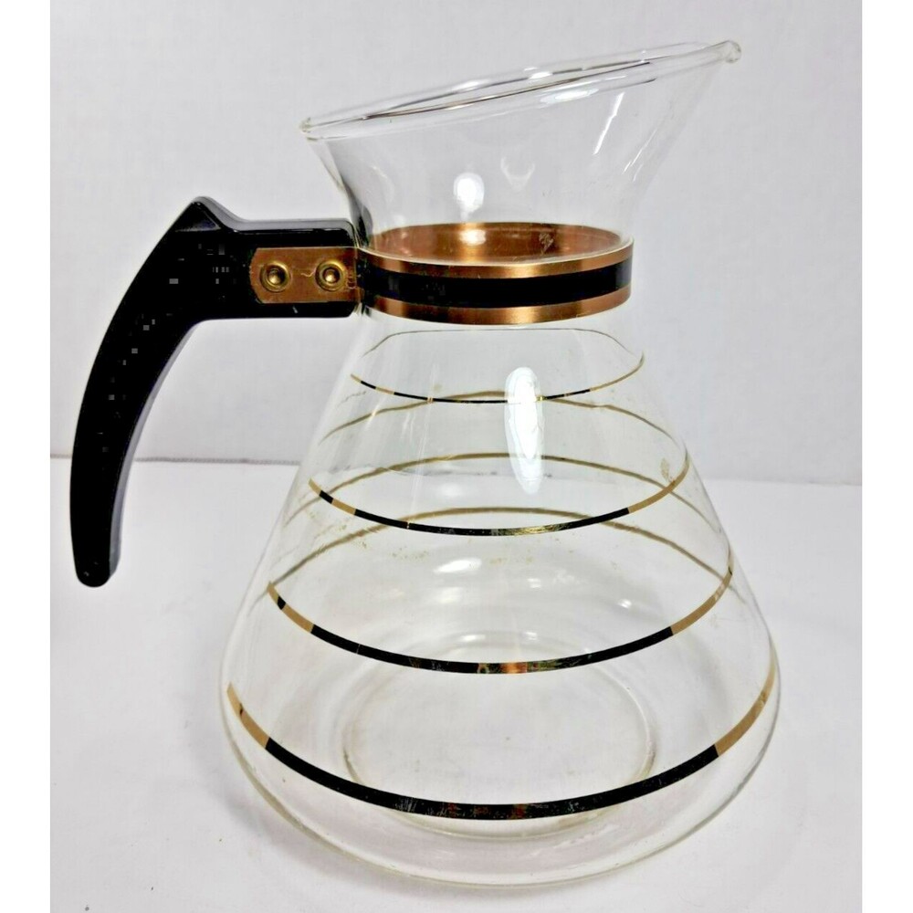 Vintage David Douglas Flameproof 8 Cup Coffee Pot MCM NO LID